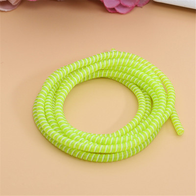 1,6 M USB kabelio apsauga Įkroviklis Organizatoriaus mova kabelio apsauga Laido valdymo laido laikiklis spyruoklinis duomenų linijos apsauginis dėklas