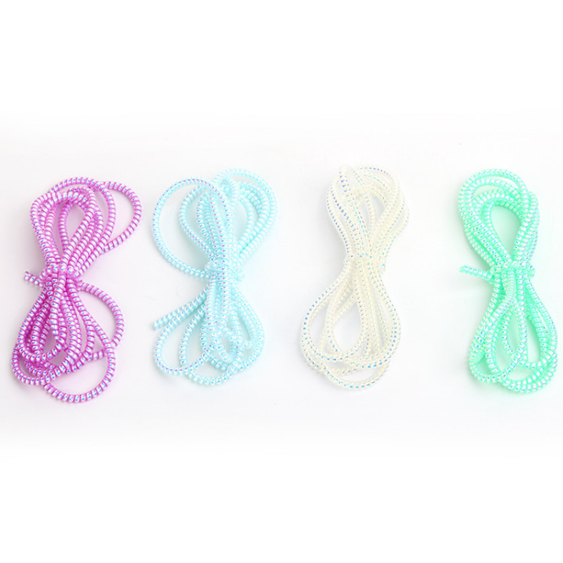 1,6 M USB kabelio apsauga Įkroviklis Organizatoriaus mova kabelio apsauga Laido valdymo laido laikiklis spyruoklinis duomenų linijos apsauginis dėklas