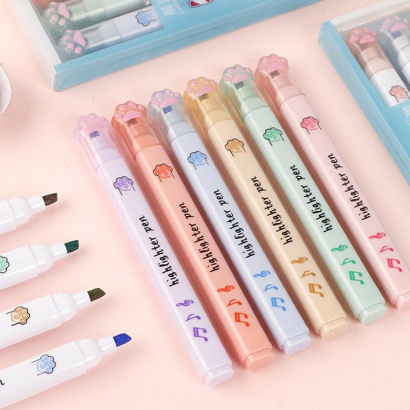 6Pcs korisne olovke za označavanje Olovke za glatke grafite za pisanje Brzo sušeće tinte Bez mirisa Olovke za grafite za označavanje