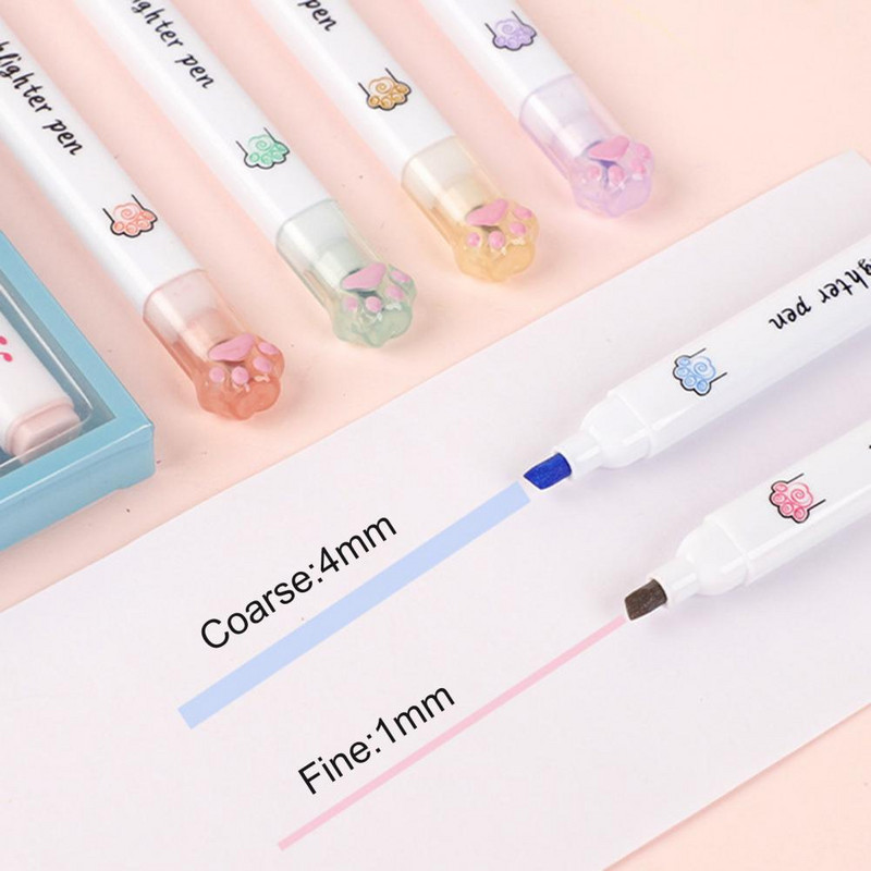 6Pcs korisne olovke za označavanje Olovke za glatke grafite za pisanje Brzo sušeće tinte Bez mirisa Olovke za grafite za označavanje