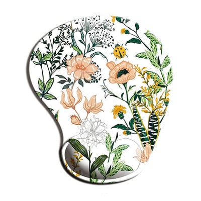 Mouse Pad ergonomic cu suport pentru încheietura mâinii, silicon anti-alunecare, suport pentru încheietura mâinii, sub mână, pentru birou, computer, mousepad, covoraș de birou