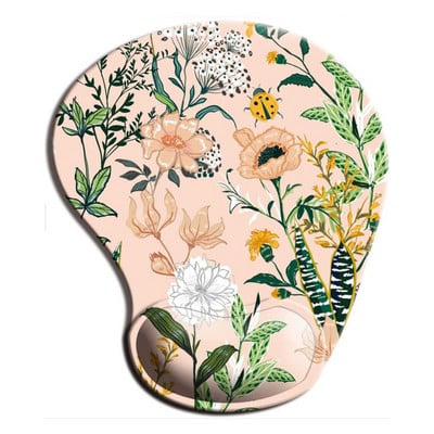 Mouse Pad ergonomic cu suport pentru încheietura mâinii, silicon anti-alunecare, suport pentru încheietura mâinii, sub mână, pentru birou, computer, mousepad, covoraș de birou