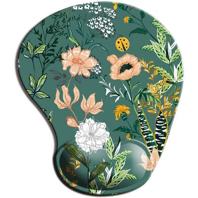 Mouse Pad ergonomic cu suport pentru încheietura mâinii, silicon anti-alunecare, suport pentru încheietura mâinii, sub mână, pentru birou, computer, mousepad, covoraș de birou