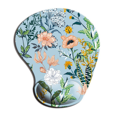 Mouse Pad ergonomic cu suport pentru încheietura mâinii, silicon anti-alunecare, suport pentru încheietura mâinii, sub mână, pentru birou, computer, mousepad, covoraș de birou