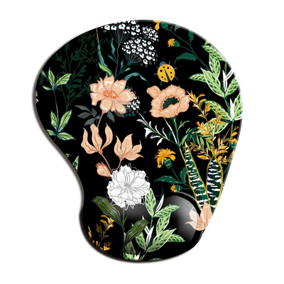 Mouse Pad ergonomic cu suport pentru încheietura mâinii, silicon anti-alunecare, suport pentru încheietura mâinii, sub mână, pentru birou, computer, mousepad, covoraș de birou