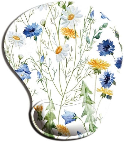 Mouse Pad ergonomic cu suport pentru încheietura mâinii, silicon anti-alunecare, suport pentru încheietura mâinii, sub mână, pentru birou, computer, mousepad, covoraș de birou