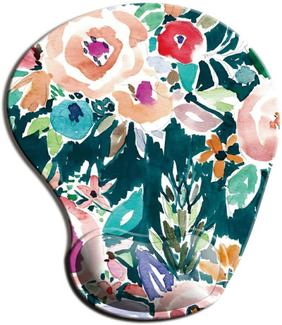 Mouse Pad ergonomic cu suport pentru încheietura mâinii, silicon anti-alunecare, suport pentru încheietura mâinii, sub mână, pentru birou, computer, mousepad, covoraș de birou