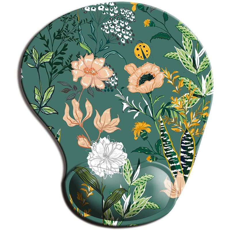 Mouse Pad ergonomic cu suport pentru încheietura mâinii, silicon anti-alunecare, suport pentru încheietura mâinii, sub mână, pentru birou, computer, mousepad, covoraș de birou