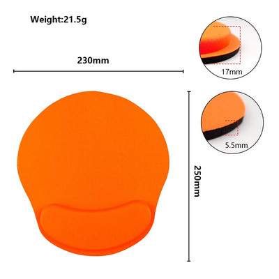 Pelės kilimėlis EVA atramos apyrankės žaidimų pelės kilimėlis Vienspalvis pelių kilimėlis Patogus pelės kilimėlis su riešo atrama kompiuteriniam nešiojamam kompiuteriui