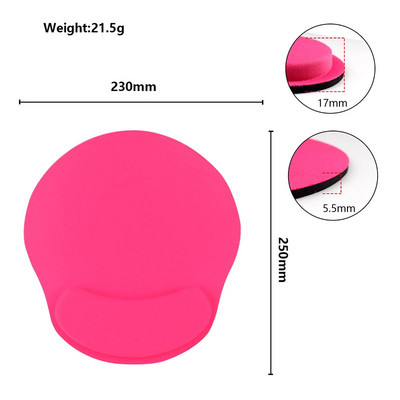 Pelės kilimėlis EVA atramos apyrankės žaidimų pelės kilimėlis Vienspalvis pelių kilimėlis Patogus pelės kilimėlis su riešo atrama kompiuteriniam nešiojamam kompiuteriui