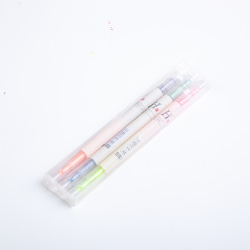 Химикалка за студенти 6-цветен комплект химикалки за маркиране джобен дневник с цвят на бонбони Маркер за декорация в светъл цвят