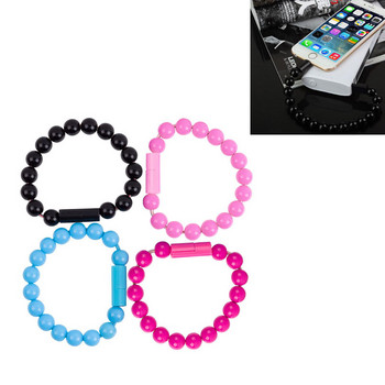 Beads Bracelet Charging Sync Τύπος C Καλωδιακός φορτιστής τηλεφώνου για Samsung Galaxy S7 S8 Plus Iphone X 7 8 Plus Huawei P10 P20 Lite