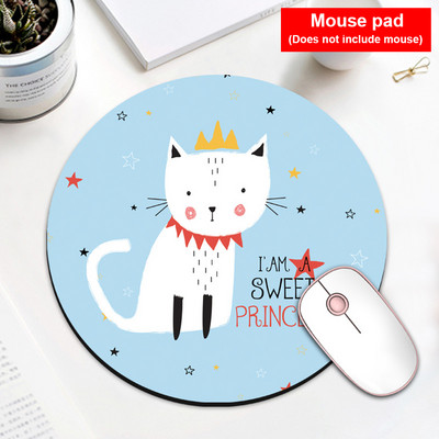 200 mm Kawaii okrugla podloga za miš Podloga za stol Podloga za prijenosno računalo Podloga za miš za uredsko računalo Tipkovnica računala Neklizajuća gumena podloga za stol kovrik za myši