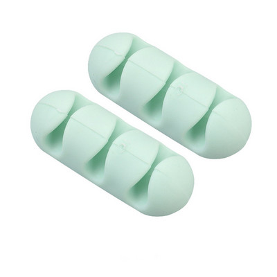 Ατζέντα καλωδίου USB σιλικόνης Φορτιστής κλιπ ακουστικών Στήριγμα γραμμής δεδομένων Καλώδιο κουρδίσματος αυτοκινήτου Αξεσουάρ γραφείου Αναλώσιμα γραφείου