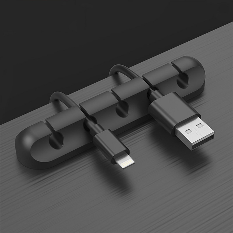 Ατζέντα καλωδίου USB σιλικόνης Φορτιστής κλιπ ακουστικών Στήριγμα γραμμής δεδομένων Καλώδιο κουρδίσματος αυτοκινήτου Αξεσουάρ γραφείου Αναλώσιμα γραφείου