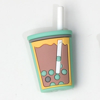 2 tk laadimiskaabli hammustuskaitse andmeliini juhe armas multifilmi pehme PVC kate Apple Android Type-C Cola avokaado lille jaoks