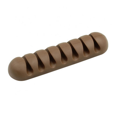 7-dierkový silikónový navíjač káblov, organizér USB káblov, navíjač drôtov, spony na správu káblov pre myš, slúchadlá, držiak kábla slúchadiel