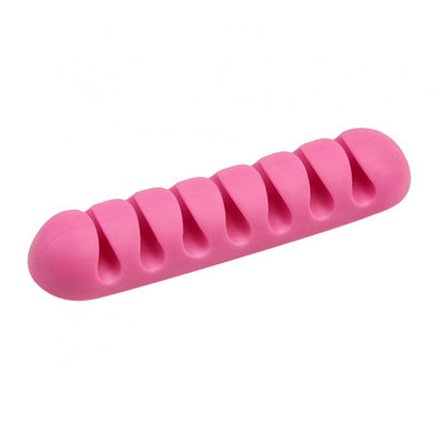 7-dierkový silikónový navíjač káblov, organizér USB káblov, navíjač drôtov, spony na správu káblov pre myš, slúchadlá, držiak kábla slúchadiel