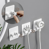 Držač brijača za tuš Zidni držač brijača Stalak za pohranu Samoljepljive podesive kuke Vodootporni držač brijača za kupaonicu