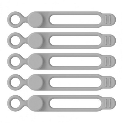 5Pcs QOOVI organizator kabela Namotač žice 10,6 cm Stezaljka za držanje USB kabela za držač slušalica Zaštitnik kabela miša tipkovnice