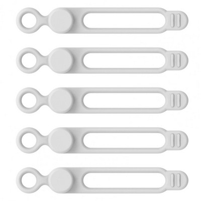 5Pcs QOOVI organizator kabela Namotač žice 10,6 cm Stezaljka za držanje USB kabela za držač slušalica Zaštitnik kabela miša tipkovnice