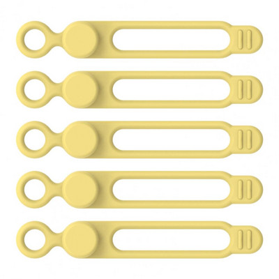 5Pcs QOOVI organizator kabela Namotač žice 10,6 cm Stezaljka za držanje USB kabela za držač slušalica Zaštitnik kabela miša tipkovnice