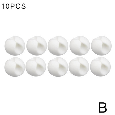 10kom USB organizator kabela Namotač žice Držač slušalica Stezaljka kabela Uredski stolni telefonski kabeli Silikonski fiksator vezice Upravljanje žicama