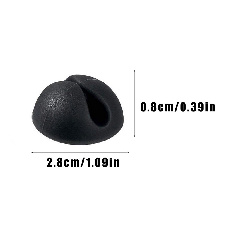 10kom USB organizator kabela Namotač žice Držač slušalica Stezaljka kabela Uredski stolni telefonski kabeli Silikonski fiksator vezice Upravljanje žicama