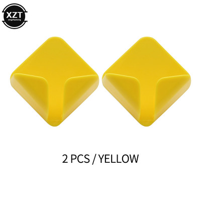 Radošs sienas kontaktligzdas āķis bez izsekojamības lipīga āķa stieples turētājs Uzglabāšana virtuves guļamistabas statīvs, 2 iepakojumi