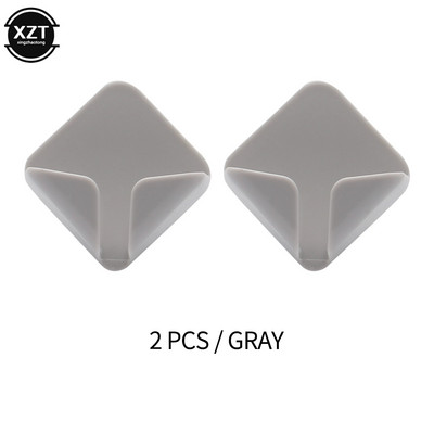 Radošs sienas kontaktligzdas āķis bez izsekojamības lipīga āķa stieples turētājs Uzglabāšana virtuves guļamistabas statīvs, 2 iepakojumi