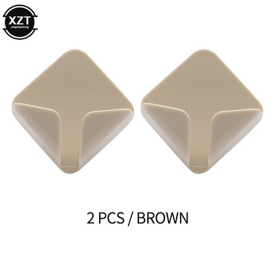 Radošs sienas kontaktligzdas āķis bez izsekojamības lipīga āķa stieples turētājs Uzglabāšana virtuves guļamistabas statīvs, 2 iepakojumi