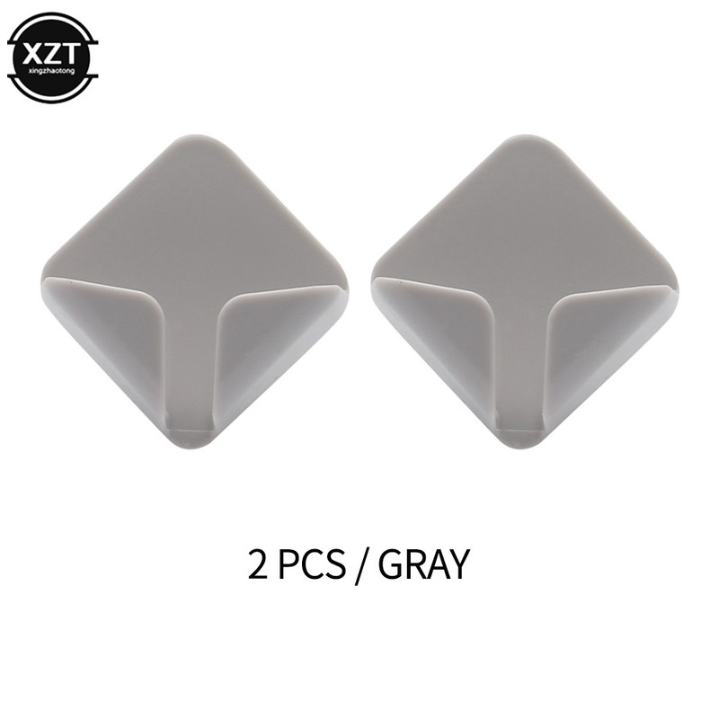 Radošs sienas kontaktligzdas āķis bez izsekojamības lipīga āķa stieples turētājs Uzglabāšana virtuves guļamistabas statīvs, 2 iepakojumi