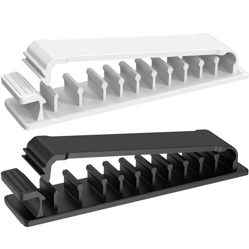 Nešiojami praktiški kabeliai, valdomi daugiafunkciniai laidų spaustukai, taupantys vietą Kabelių valdymas, skirtas biurui