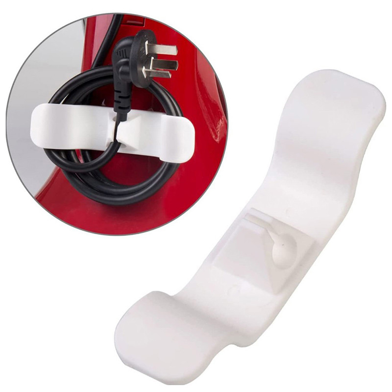 2db Vezetékcsomagoló Szervező Clipek Tartó Vezetékrejtő Kábeltekercselő kezelőcsomag Konyhai készülékek Állvány Turmixgép Keverőkhöz