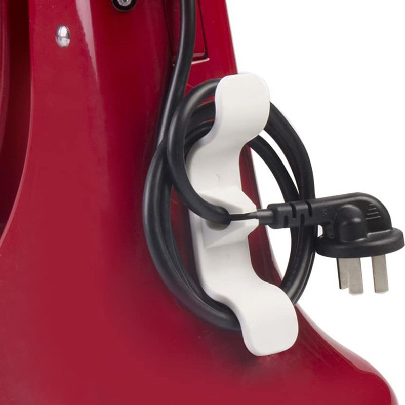 2db Vezetékcsomagoló Szervező Clipek Tartó Vezetékrejtő Kábeltekercselő kezelőcsomag Konyhai készülékek Állvány Turmixgép Keverőkhöz