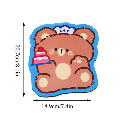 INS peles paliktnis Pretslīdēšanas paliktnis Mīlīgs korejiešu stila datora peles paliktnis Karikatūras biroja piederumi