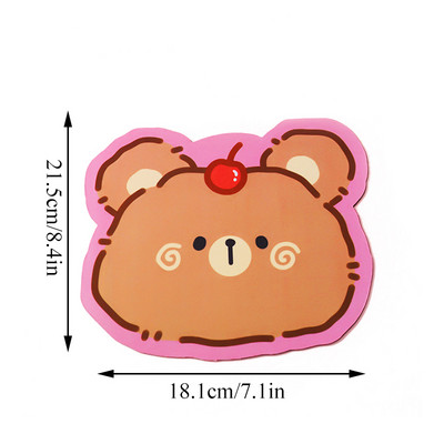 INS peles paliktnis Pretslīdēšanas paliktnis Mīlīgs korejiešu stila datora peles paliktnis Karikatūras biroja piederumi