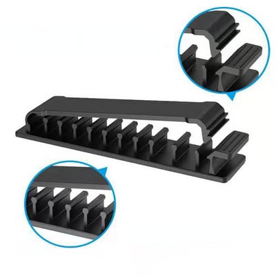1 buc. Clip pentru cablu de date de birou Organizator de cabluri pentru birou Suport organizator USB Suport clemă de sârmă Clemă de fixare Cataramă Suport cabluri de birou