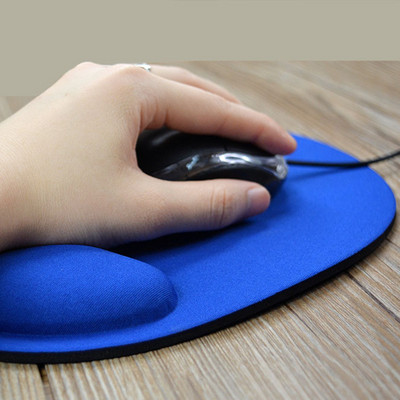 Подложка за мишка Подложки за бюро Удобна подложка за китки Soild Color Компютърни игри Подложка за мишка Творческа мека подложка за мишка Наручници Попиватели