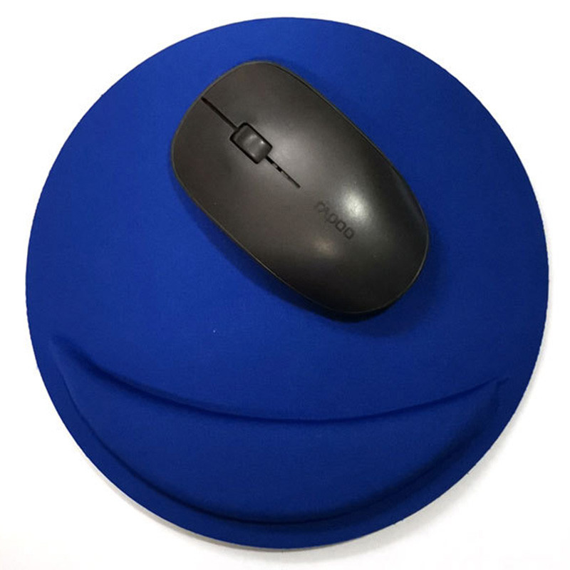 Aubessi väike ümmargune randme hiirematt Arvutimängude libisemiskindel hiirematt Kodukontori lauamatt Randmetugi Leevendab valu Mittetoksiline