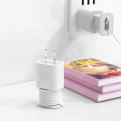 2 u 1 silikonski zaštitnik punjača Namotač podatkovnog kabela Vodootporna zaštitna maska punjača za višekratnu upotrebu Prikladna za 20w/18w punjač