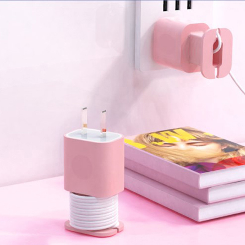 2 u 1 silikonski zaštitnik punjača Namotač podatkovnog kabela Vodootporna zaštitna maska punjača za višekratnu upotrebu Prikladna za 20w/18w punjač