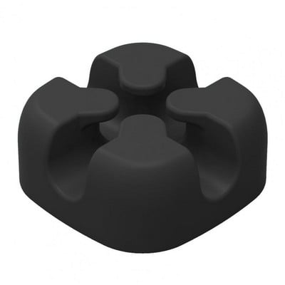 Лек, полезен настолен органайзер за захранващ кабел, силиконов държач за кабел, самозалепващ се за офис