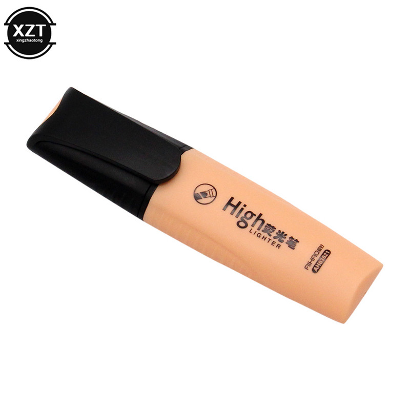 Daugiaspalvis žymeklis grafiti paryškinimo įstrižai antgalio rašiklis, pagrindinis biuro užrašų rašiklio mokymosi priemonė mokiniams