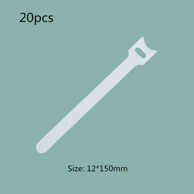 50 kom/set Ljepljiva omča Kuka i omča Remen Vezice za kabele Višekratni stolni žičani organizator Samoljepljivi držač kopče Vezice Remen