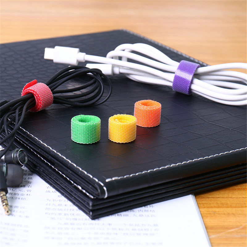 50 kom/set Ljepljiva omča Kuka i omča Remen Vezice za kabele Višekratni stolni žičani organizator Samoljepljivi držač kopče Vezice Remen