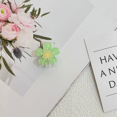 Laadimiskaabli kaitsja armas multikas läbipaistev andmeliini kaitsekate laadija juhtme haldus iPhone Xiaomi Huawei jaoks