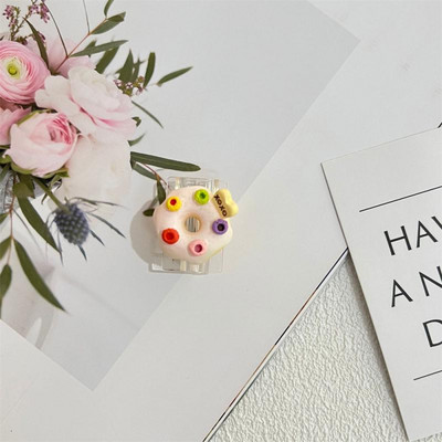 Laadimiskaabli kaitsja armas multikas läbipaistev andmeliini kaitsekate laadija juhtme haldus iPhone Xiaomi Huawei jaoks