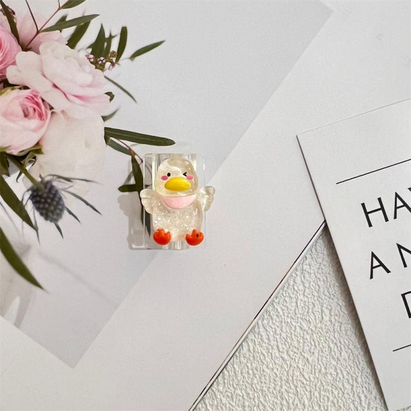 Laadimiskaabli kaitsja armas multikas läbipaistev andmeliini kaitsekate laadija juhtme haldus iPhone Xiaomi Huawei jaoks