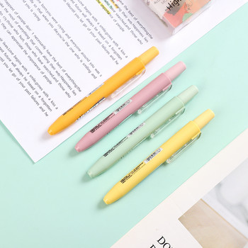 4 бр./компл. Креативен дизайн Morandi Press Флуоресцентна химикалка Комбинирана Училищни офис консумативи Маркиращ маркер